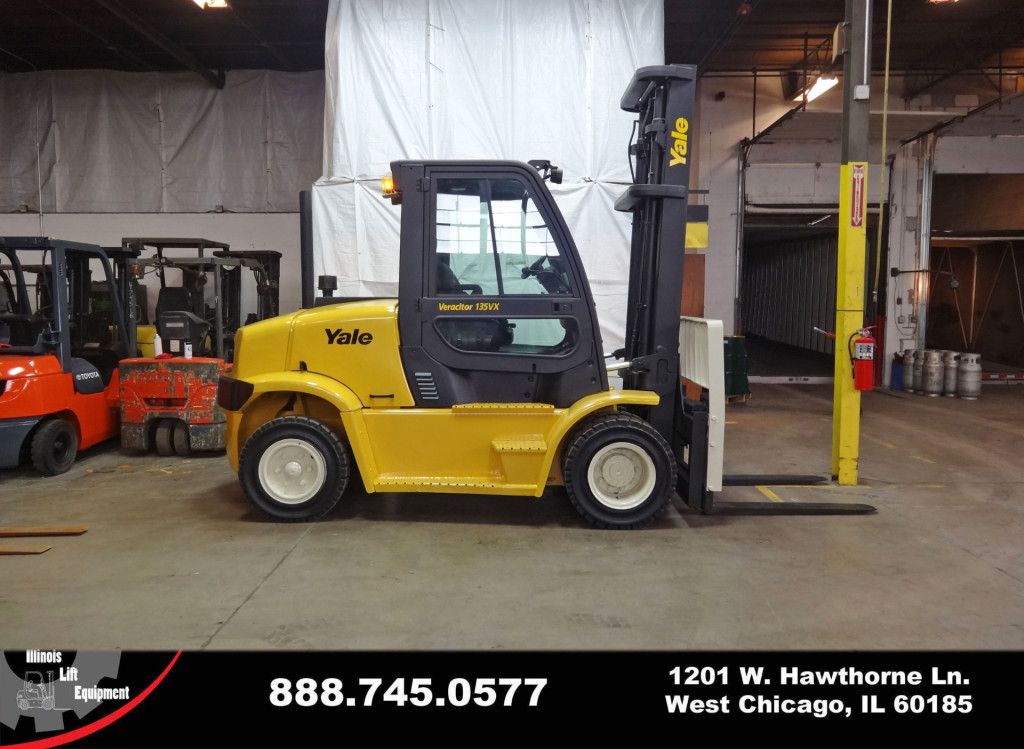 2008 Yale GDP135VX Forklift on Sale in Wisconsin