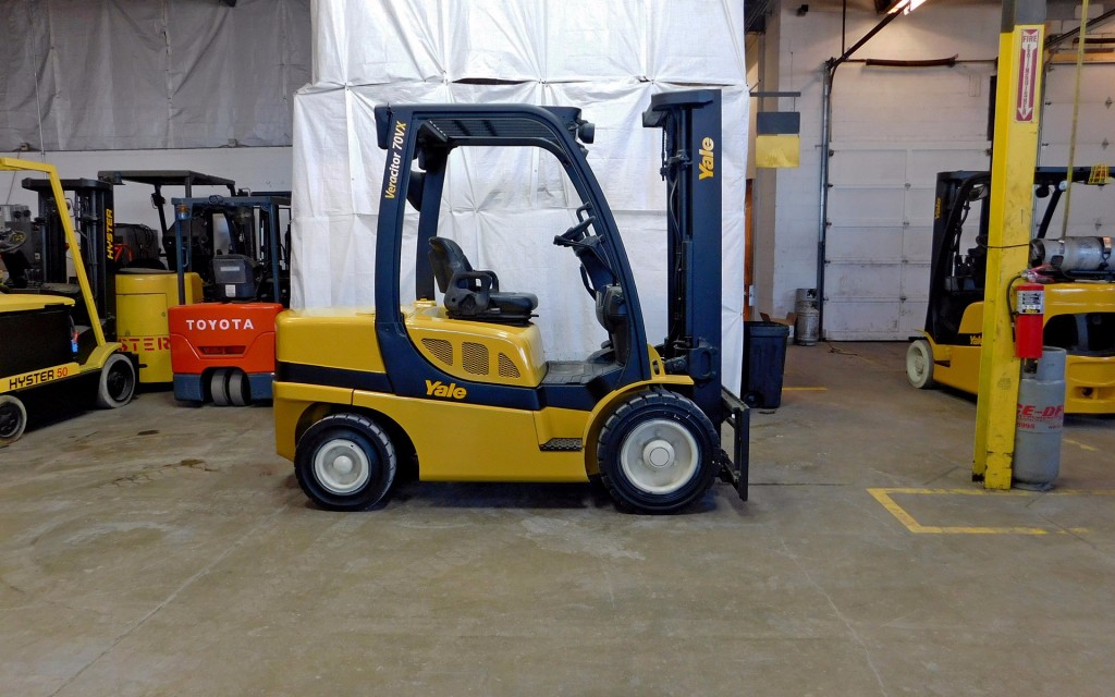  2007 Yale GDP070VX Forklift on Sale in Wisconsin